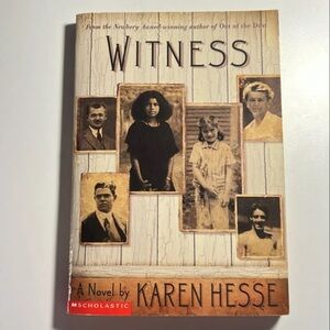 Witness by Karen Hesse - Vintage Photo Cover Hardcover